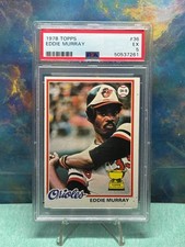 1978 Topps Eddie Murray Rookie RC #36 PSA 5 EX Orioles HOF picture