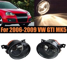 Pair Bumper Fog Light Lamp Replacement for 2006-2009 VW GTI MK5 Clear Lens picture