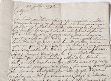 1796 French Revolutionary Letter | Charcoal Trade & Ironworks Business Signed picture
