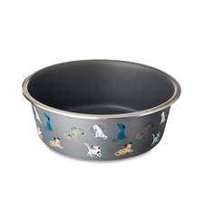 Vibrant Life Large 7.5-Cup Stainless Steel Doggies Pet Bowl, Blue|97406 picture