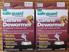 2 BOXES Canine Dewormer for LARGE Dogs & Puppies (6x 4g pouches) Merck picture
