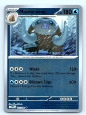 Pokemon TCG ~ Mamoswine 025/094 ~ Reverse Holo English Near Mint picture