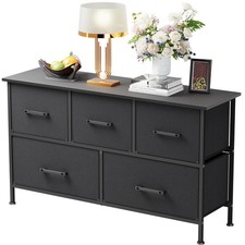 5-8-9-Drawer Fabric Dresser,Sturdy Storage Tower Dresser for Bedroom Metal Frame picture