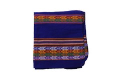 Authentic Peruvian Aguayo Blanket - Handwoven Andean Textile picture