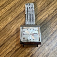 vintage Rado manhattan automatic Movement Silver Dial picture