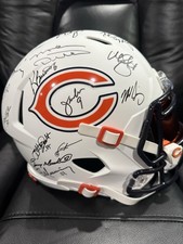1985 Team Signed Chicago Bears NFL Helmet w/ Schwartz Sports Memorabilia picture