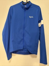 Rapha Men’s Core Thermal Long Sleeve Jersey Full Zip Blue Medium picture