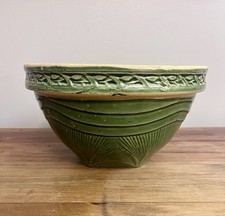 Antique 9 3/4” Large Mccoy Sunburst Mixing Bowl GREAT￼ picture