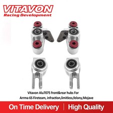 Vitavon CNC Alu7075 Front & Rear Hubs For Arrma 6S Fireteam,Infraction,Mojave picture