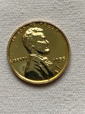 1955 P Wheat cent a very fine mint coin B/U, plus a surprise picture