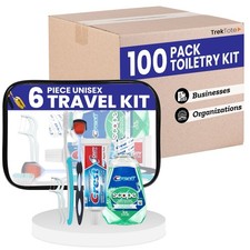 Trektote 6-Piece Travel Size Toothbrush and Toothpaste Set (100 pack) picture