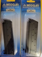 MecGar 1911 10mm 8 Round Magazine Full Size Blued 8rd Mag #MGCGOV10B NEW - QTY 2 picture