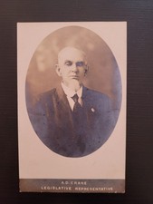 Antique RPPC Real Photo Postcard A.D. Crane Legislative Representative Dexter MI picture