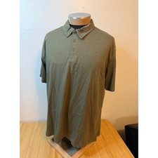 True Classic Men's Polo Shirt Short Sleeve Military Olive Green Size XXL NWOT picture