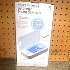 Sharper Image UV-Zone Phone Sanitizer Device UV Light Chemical Free Unscented picture