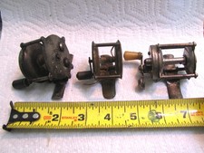 1875 AND 1920s 2 Winchesters 1 with AMBER and 1 1870s Union City casting reels picture
