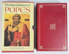 The Oxford Dictionary of Popes Presentation Edition Red Calfskin By J N D Kelly picture