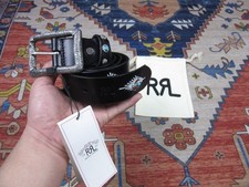 RRL Double RL Vintage Leather Belt Needle Buckle Accessories picture