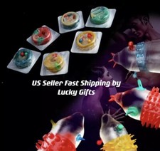 12pc adult Sensitive Orgasm Thin Latex Condoms Dotted Ribbed Stimulate Vaginal picture