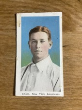 1910-11 Sporting Life M116 Hal Chase Blue Background NY Americans Rare 🔥 picture