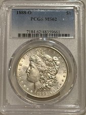 1888 O Morgan Silver Dollar PCGS MS62 Better Date Morgan picture