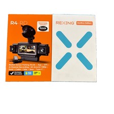 Rexing R4-RD 1080p 360° 4-Channel OBD Port Dash Cam & 64GB SD Card - NEW SEALED picture