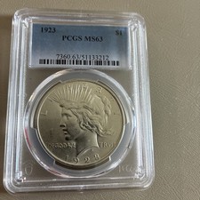 1923 Peace Silver Dollar NGC MS63 picture