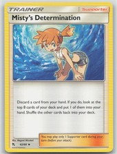 Misty's Determination 62/68 Uncommon Hidden Fates Pokemon Near Mint picture