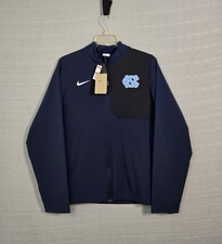 Nike North Carolina Tarheels Track Jacket Medium Mens Blue On-Field Full Zip picture