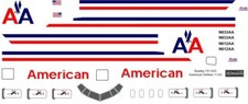 Decal set for scale model BSmodelle Boeing 757 American Airlines  1144 picture