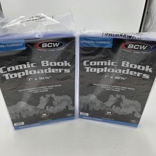20 New BCW Current / Modern Comic Book Topload Holders - 5mm Plastic Toploaders picture