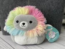 Squishmallows 7” Leonori the LION Rainbow Main Stuffed Plush NWT - Easter Plush picture