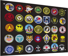 Tactical Patch Display Holder Panel Board for Military Army Morale Hook and Loop picture