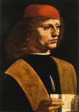 Ritratto di musico Portrait of a Musician by Leonardo da Vinci Art Print 8x10 picture
