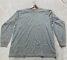 Maxisoft Flame Resistant 100% Cotton Shirt Gray XXXXL 4XL Big & Tall picture