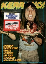 KERRANG Magazine #52 (UK, Oct 6-19, 1983) ~ (old store stock) w/ patch picture
