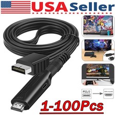For Sony PS1 PS2 to HDMI Adapter Cable Game Console Audio Video Converter Lot picture