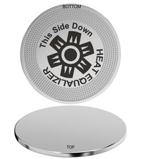 Heat Equalizer-12 inch Commercial Grade High Polish Heat Diffuser for Gas & picture