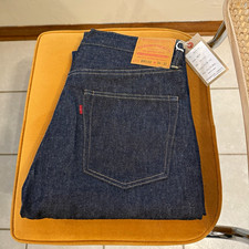 Warehouse & Co. Men's 1001xx Indigo Raw Denim Unworn BNWT Straight Leg Jeans picture