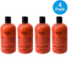 Philosophy Hula Girl Shampoo Shower Gel & Bubble Bath 16 fl oz 4 Pack Bundle picture