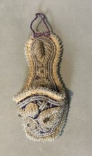 Vintage Antique Native American Beaded Wall Hanging Holder picture