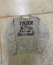 Vintage 60s Russell Athletic Tigers Baseball Crewneck Size large picture