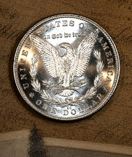 1883-CC Morgan Dollar Choice Uncirculated Carson City Mint Original PQ Piece picture