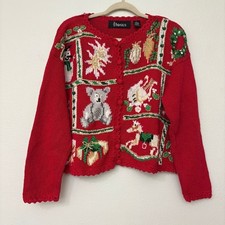 Vintage Stefano Basics Christmas Knit Sweater picture