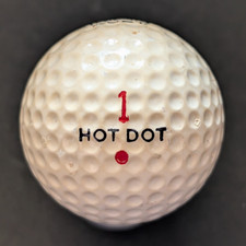vtg - SPALDING HOT DOT - Golf ball - Small British size 1.62 - Australia - #1 picture