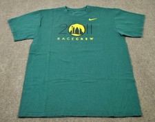 Race Crew Austin Texas Marathon 2011 Nike Running Loose Fit Run Shirt Medium picture