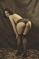 Vintage Pin-Up Glamour Photo Risque Portrait 4x6 Photo picture