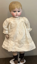 Early Antique Martha Chase Stockinette Doll with Original Clothes picture