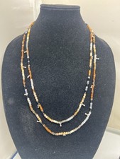 Park Lane LAGUNA Faceted Multicolored Brown Bead Necklace picture