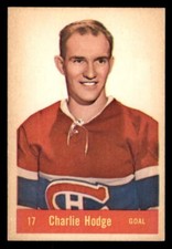 1957-58 Parkhurst Hockey #17 Charlie Hodge EX+ (MK) picture